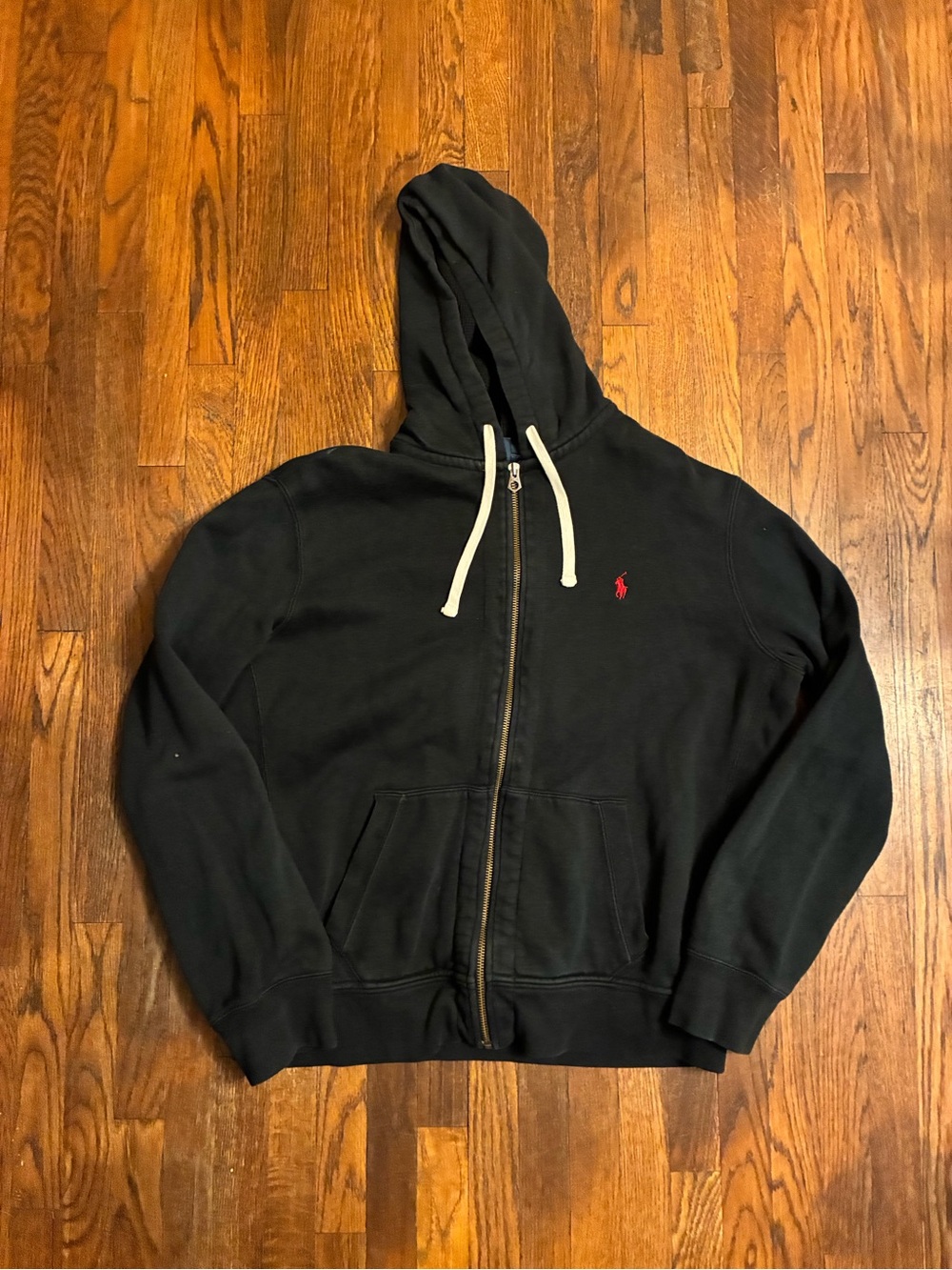 Vintage polo lined zip hoodie size XL